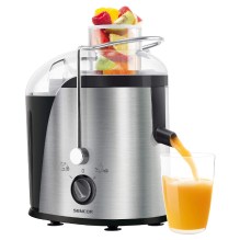Αποχυμωτής Αργής Σύνθλιψης Sencor SJE 741SS 400W με Φίλτρο Τιτανίου και Αυτόματο Διαχωρισμό Πολτού