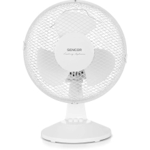 Επιτραπέζιος Ανεμιστήρας Διάμετρου 23cm Sencor SFE 2310WH Λευκό