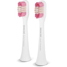 Ανταλλακτικές Κεφαλές Λεύκανσης Sencor SOX 103 με Μαλακές Τρίχες για Ευαίσθητα Δόντια Συμβατές με Οδοντόβουρτσες Sencor SOC 4210BL/4211GD