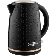 Βραστήρας με 3D Pattern Design 1,7lt 2200W Sencor SWK 7201BK Μαύρο