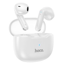 Wireless Hands Free Hoco EW29 Depth V5.3 400mAh με 7 Ώρες Λειτουργίας Dual Mic ENC Noise Reduction και Εναλλαγή Master/Slave Λευκό