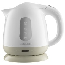 Βραστήρας Sencor SWK 1103LM 1 lt 100W με Αφαιρούμενο και Πλενόμενο Φίλτρο Ρύπων και Αλάτων Κίτρινο