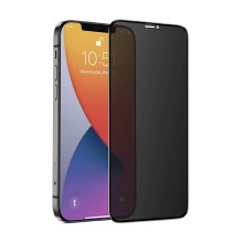 Tempered Glass Noozy Privacy 30 Μοίρες Protection Full Face 3D για Apple iPhone 16 Plus 15 Plus