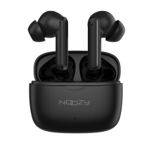 Wireless Hands Free Noozy BH55 V5.4 με ANC + ENC για Μείωση Εξωτερικού Θορύβου 30 ώρες Αναπαραγωγής 6 ώρες Ομιλίας Μαύρο