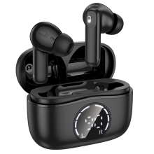 Wireless Hands Free Hoco EQ22 Singer TWS V5.4 400mAh με 7 Ώρες Λειτουργίας και Εναλλαγή Master/Slave ANC+ENC Μαύρα