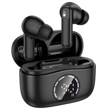 Wireless Hands Free Hoco EQ22 Singer TWS V5.4 400mAh με 7 Ώρες Λειτουργίας και Εναλλαγή Master/Slave ANC+ENC Μαύρα