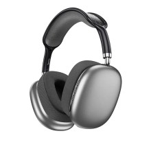 Wireless Ακουστικά Stereo Hoco. ESD15 Max Shadow V5.3 400mAh ANC με υποδοχή Micro SD, Μικρόφωνο και AUX Γκρι