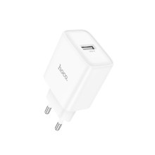 Φορτιστής Ταξιδίου Hoco. DC72 River με USB-A 5V 2.1A Λευκός