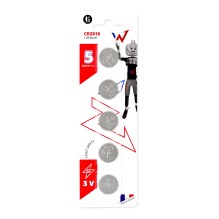 Buttoncell Lithium Wonder CR2016 3V Τεμ. 5