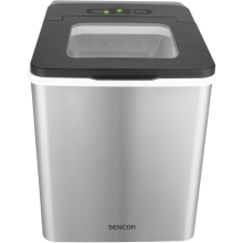 Παγομηχανή Sencor SIM 3400SS Ανοξείδωτη 12kg/24h με Κάδο 500g