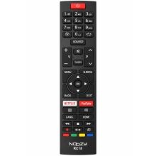 Τηλεχειριστήριο Noozy RC18 για Τηλεοράσεις Vestel, F&U, Telefunken, Turbo-X Άμεσης Αντικατάστασης χωρίς Προγραμματισμό