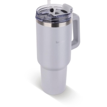 Ποτήρι Θερμός από Ανοξείδωτο & Πλαστικό 900ml HUGE Lamart LT4089 Λευκό