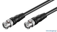 GOOBAY καλώδιο BNC 50086, RG58, 50 ohm, 2m, μαύρο