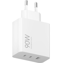 Φορτιστής Ταξιδίου Xiaomi Hyper Charge 90W BHR087MEU με 1xUSB-A και 2xUSB-C Λευκός