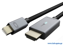 CABLETIME καλώδιο mini DisplayPort σε HDMI CT-P03G4K, 4K, 1.8m, μαύρο