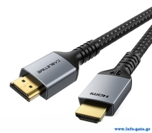 CABLETIME καλώδιο HDMI 2.1 CT-HM8K, 8K/60Hz, 48Gbps, 28AWG, 1m, μαύρο