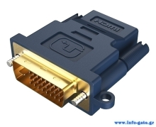 CABLETIME αντάπτορας HDMI σε DVI HA05R, 1080p, μπλε