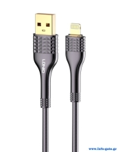 LDNIO καλώδιο Ligntining σε USB LS652, 30W, 2m, γκρι