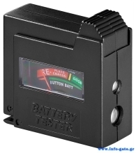 GOOBAY battery tester 54020, για AAA/AA/C/D/9V/N, μαύρο