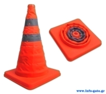 PROPLUS κώνος κυκλοφορίας 540320, πτυσσόμενος, 41cm, πορτοκαλί