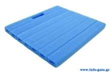 PROPLUS αφρώδες μαξιλάρι γονατίσματος 580012, 30x34.5x2.5cm, μπλε