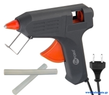 GOOBAY θερμικό πιστόλι σιλικόνης 59176, 20W, 11-12mm, μαύρο