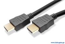 GOOBAY καλώδιο HDMI 60625 με Ethernet, 4K/60Hz, 10.2 Gbps, 7.5m, μαύρο