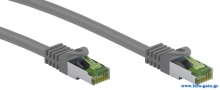 GOOBAY καλώδιο δικτύου 61120, CAT 8.1 S/FTP, copper, LSZH, 10m, γκρι