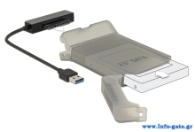 DELOCK αντάπτορας USB σε SATA 62742 με θήκη για 2.5