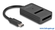 DELOCK αντάπτορας USB-C σε M.2 NVMe PCIe/SATA SSD 64198, 10Gbps