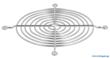 DELOCK σχάρα για 120mm ανεμιστήρα 67308, μεταλλική, ασημί