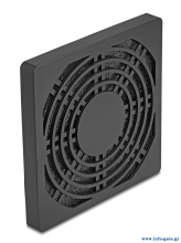 DELOCK σχάρα για 92mm ανεμιστήρα 67312 με φίλτρο σκόνης, πλαστική, μαύρη
