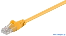 GΟOBAY καλώδιο δικτύου 68336, CAT 5e U/UTP, CCA, PVC, 0,5m, κίτρινο
