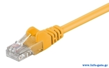 GOOBAY καλώδιο δικτύου 68356, CAT 5e U/UTP, CCA, 2m, κίτρινο