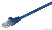 GΟOBAY καλώδιο δικτύου 68365, CAT 5e U/UTP, CCA, PVC, 3m, μπλε
