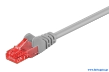GOOBAY καλώδιο δικτύου 68404, CAT 6 U/UTP, CCA, 20m, γκρι