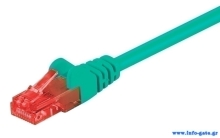GOOBAY καλώδιο δικτύου 68440, CAT 6 U/UTP, CCA, 250MHz, 1m, πράσινο