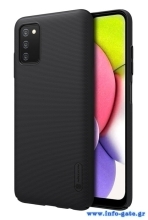 NILLKIN θήκη Super Frosted Shield για Samsung Galaxy A03S/A037G, μαύρη
