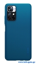 NILLKIN θήκη Super Frosted Shield για Xiaomi Note 11 5G/M4 Pro 5G, μπλε