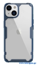 NILLKIN θήκη Nature Pro για Apple iPhone 14 Plus, μπλε & διάφανη