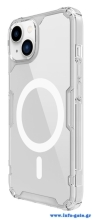 NILLKIN θήκη Nature Pro Magnetic για iPhone 14 Plus, διάφανη