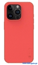NILLKIN θήκη Super Frosted Shield Pro για iPhone 15 Pro, κόκκινη