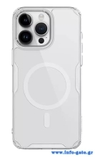 NILLKIN θήκη Nature Pro Magnetic για iPhone 15 Pro, διάφανη
