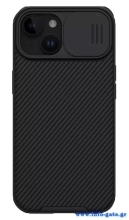 NILLKIN θήκη CamShield Pro για iPhone 15, μαύρη