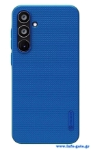 NILLKIN θήκη Super Frosted Shield για Samsung Galaxy A35, μπλε