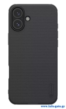 NILLKIN θήκη Super Frosted Shield Pro για iPhone 16, μαύρη