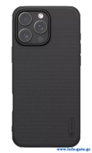 NILLKIN θήκη Super Frosted Shield Pro για iPhone 16 Pro, μαύρη