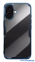 NILLKIN θήκη Nature TPU Pro για iPhone 16 Plus, διάφανη-μπλε