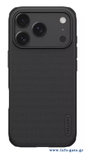 NILLKIN θήκη Super Frosted Shield Pro για Apple iPhone 17 Pro, μαύρη