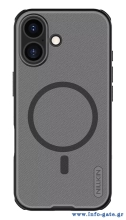 NILLKIN θήκη Super Frosted Shield Pro Magnetic για Apple iPhone 17, διάφανη/μαύρη